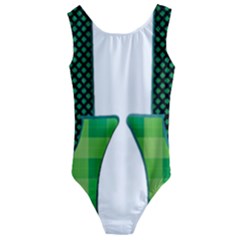 Saint Patrick S Day March Kids  Cut-out Back One Piece Swimsuit by Mariart