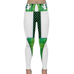 Saint Patrick S Day March Lightweight Velour Classic Yoga Leggings by Mariart