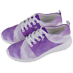 Purple Sky Star Moon Clouds Men s Lightweight Sports Shoes