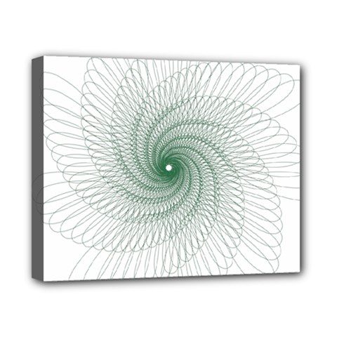 Spirograph Pattern Canvas 10  x 8  (Stretched)