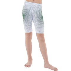 Spirograph Pattern Kids  Mid Length Swim Shorts