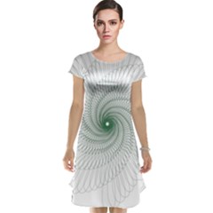 Spirograph Pattern Cap Sleeve Nightdress