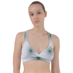 Spirograph Pattern Sweetheart Sports Bra