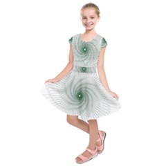 Spirograph Pattern Kids  Short Sleeve Dress