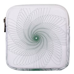 Spirograph Pattern Mini Square Pouch