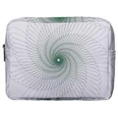 Spirograph Pattern Make Up Pouch (Large)