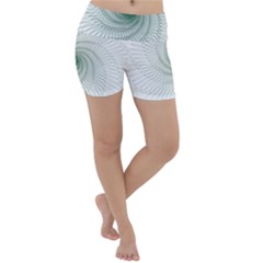 Spirograph Pattern Lightweight Velour Yoga Shorts