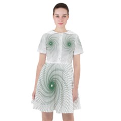 Spirograph Pattern Sailor Dress