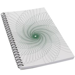 Spirograph Pattern 5.5  x 8.5  Notebook