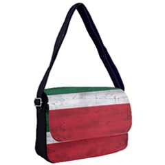 Flag Patriote Quebec Patriot Red Green White Grunge Separatism Courier Bag by Quebec