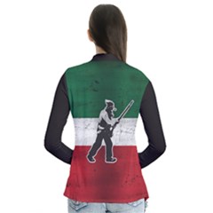 Flag Patriote Quebec Patriot Red Green White Grunge Vieux Patriot Henri Julien Drape Collar Cardigan by Quebec