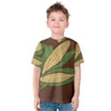 Sweet Corn Maize Vegetable Kids  Cotton Tee View1