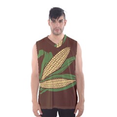 Sweet Corn Maize Vegetable Men s Basketball Tank Top
