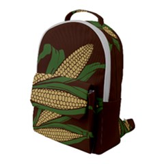 Sweet Corn Maize Vegetable Flap Pocket Backpack (large)