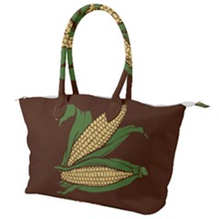 Sweet Corn Maize Vegetable Canvas Shoulder Bag by Alisyart
