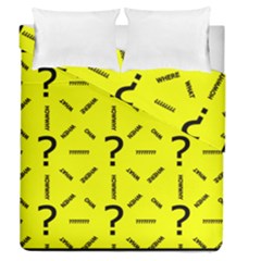 Crime Investigation Police Duvet Cover Double Side (queen Size) by Alisyart