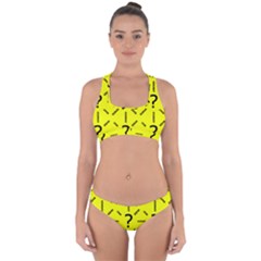 Crime Investigation Police Cross Back Hipster Bikini Set