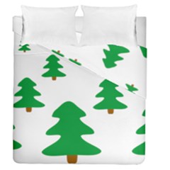 Christmas Tree Holidays Duvet Cover Double Side (queen Size)