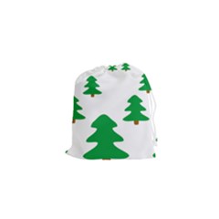 Christmas Tree Holidays Drawstring Pouch (xs) by Alisyart