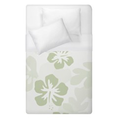 Hibiscus Green Pattern Plant Duvet Cover (single Size)