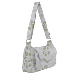 Hibiscus Green Pattern Plant Post Office Delivery Bag