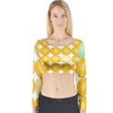 Citrus Fruit Orange Lemon Lime Long Sleeve Crop Top View1