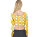 Citrus Fruit Orange Lemon Lime Long Sleeve Crop Top View2