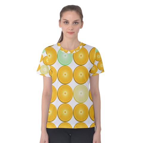 Citrus Fruit Orange Lemon Lime Women s Cotton Tee by Alisyart