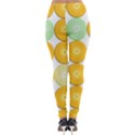 Citrus Fruit Orange Lemon Lime Lightweight Velour Leggings View2