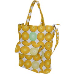 Citrus Fruit Orange Lemon Lime Shoulder Tote Bag
