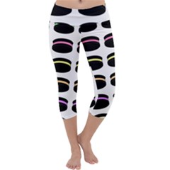 Cookies Moon Pies Capri Yoga Leggings by Alisyart