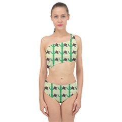 Cowboy Hat Cactus Spliced Up Two Piece Swimsuit