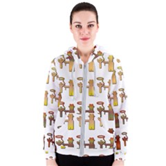 Cowboy Lasso Cactus Western Women s Zipper Hoodie