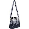 Cityscape City Waterfront Zipper Messenger Bag View1