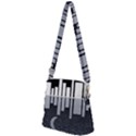 Cityscape City Waterfront Zipper Messenger Bag View2