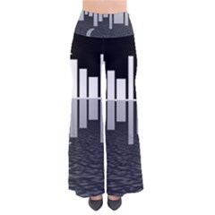 Cityscape City Waterfront So Vintage Palazzo Pants