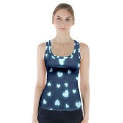 Hearts Background Wallpaper Digital Racer Back Sports Top by Alisyart