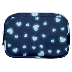 Hearts Background Wallpaper Digital Make Up Pouch (small)