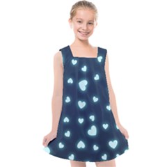 Hearts Background Wallpaper Digital Kids  Cross Back Dress