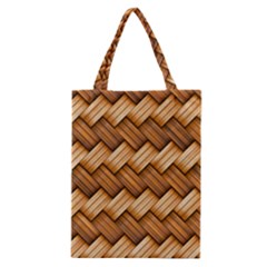 Basket Fibers Basket Texture Braid Classic Tote Bag by Alisyart