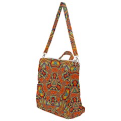 Kaleidoscope Background Mandala Crossbody Backpack