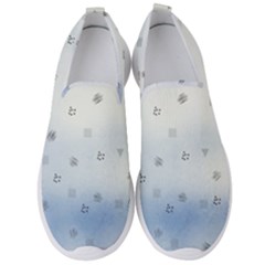 Simple Minimal Shapes Brushes Design Men s Slip On Sneakers by LoolyElzayat