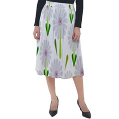 Zappwaits Classic Velour Midi Skirt  by zappwaits
