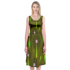 Zappwaits Midi Sleeveless Dress by zappwaits