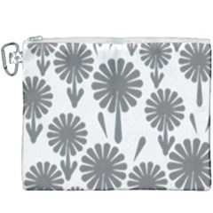 Zappwaits Flowers Black Canvas Cosmetic Bag (xxxl) by zappwaits