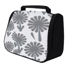 Zappwaits Flowers Black Full Print Travel Pouch (small) by zappwaits