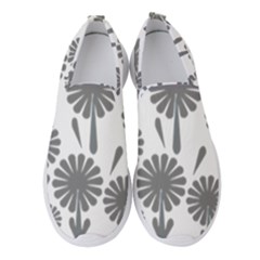 Zappwaits Flowers Black Women s Slip On Sneakers by zappwaits