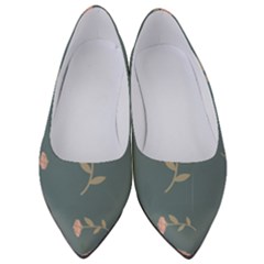 Florets In Grey Women s Low Heels by WensdaiAmbrose