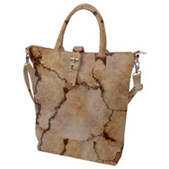 Stone Surface Stone Mass Buckle Top Tote Bag by Mariart