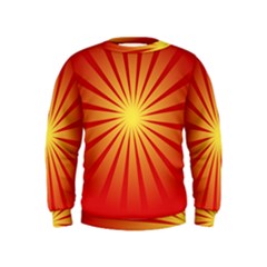 Sunburst Sun Kids  Sweatshirt